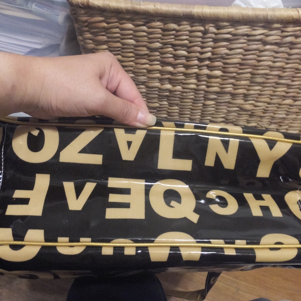 Y2K 2000s Japan Alphabet Print Shoulder Bag - Picture 2 of 6